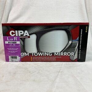 CIPA Custom Towing Mirror Black L or R #11000 for Ford Pickups & GMC/Chevy (NEW)